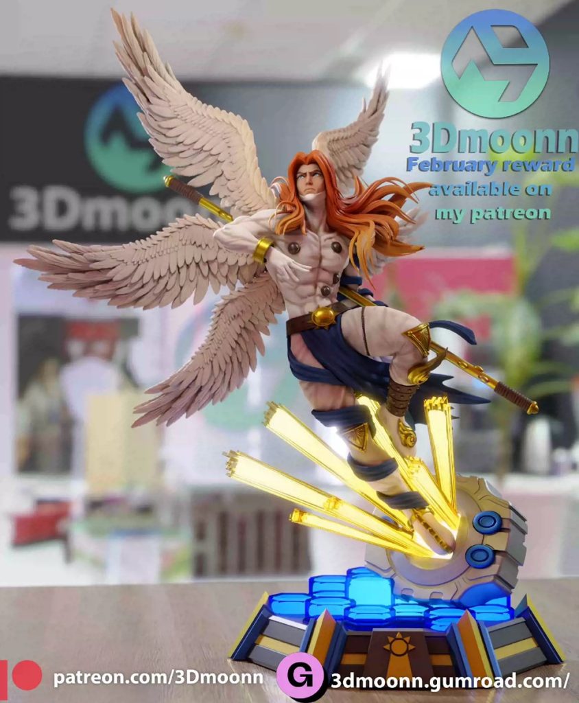 图片[4]-【数码宝贝】天使兽-3D合纵社-3D打印模型STL格式3mf格式免费下载！