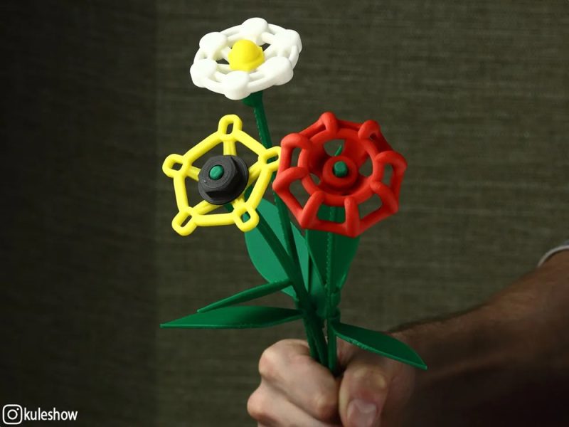 机械花-3D合纵社-3D打印模型STL格式3mf格式免费下载！