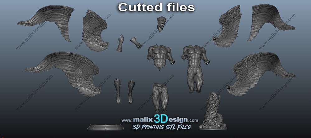 图片[3]-【X战警】天使-3D合纵社-3D打印模型STL格式3mf格式免费下载！