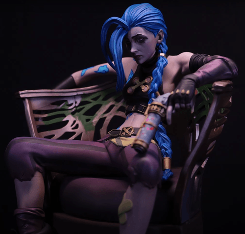 图片[2]-【英雄联盟】金克丝 OXO3D_Jinx_Standard NSFW-3D合纵社-3D打印模型STL格式3mf格式免费下载！