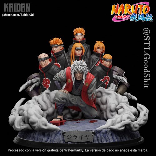 图片[2]-【火影忍者】自来也 Jiraiya_x_Sith_Paths_of_Pain-3D合纵社-3D打印模型STL格式3mf格式免费下载！