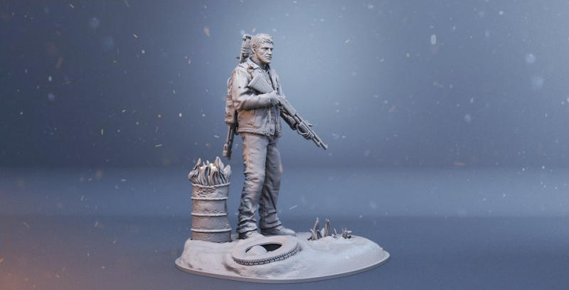 【最后生还者】乔尔-3D合纵社-3D打印模型STL格式3mf格式免费下载！