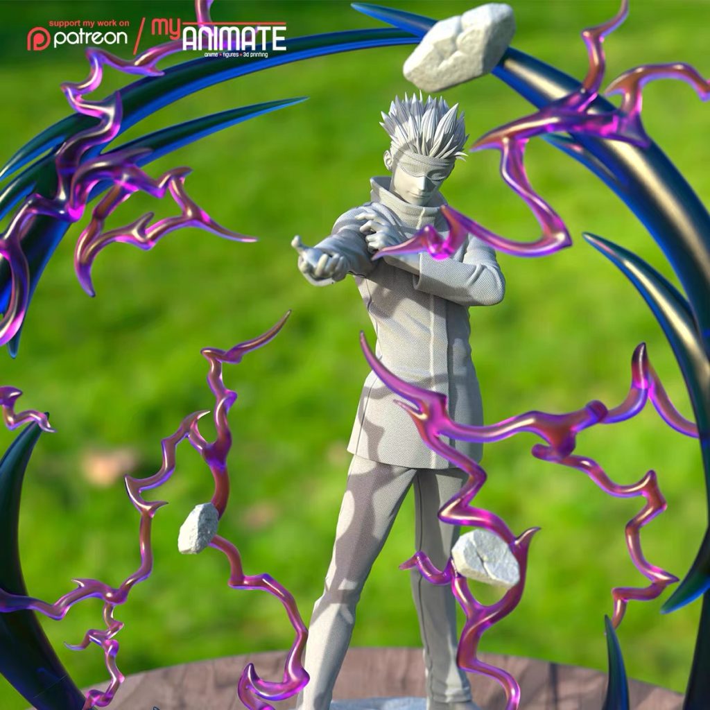 图片[4]-【咒术回战】五条悟 Gojo my Animate Hero-3D合纵社-3D打印模型STL格式3mf格式免费下载！