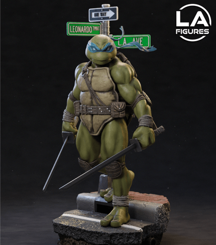 图片[2]-【忍者神龟】达芬奇 Leonardo TMNT-3D合纵社-3D打印模型STL格式3mf格式免费下载！