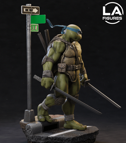 图片[3]-【忍者神龟】达芬奇 Leonardo TMNT-3D合纵社-3D打印模型STL格式3mf格式免费下载！