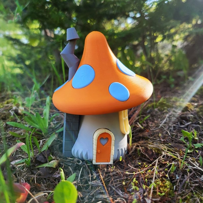 可爱的仙女屋-3D合纵社-3D打印模型STL格式3mf格式免费下载！