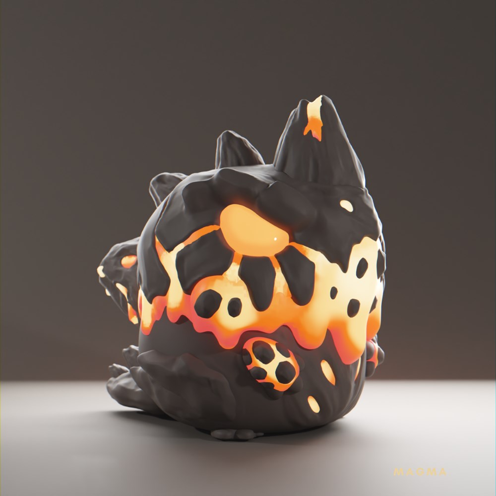 图片[4]-【格鲁皮怪物】岩浆-3D合纵社-3D打印模型STL格式3mf格式免费下载！