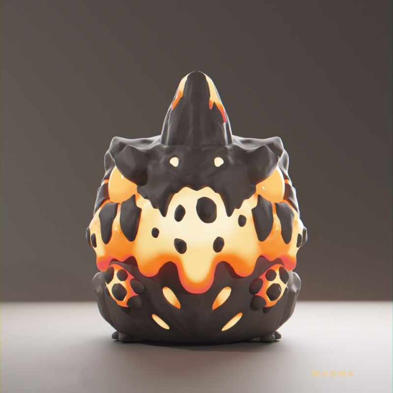 【格鲁皮怪物】岩浆-3D合纵社-3D打印模型STL格式3mf格式免费下载！