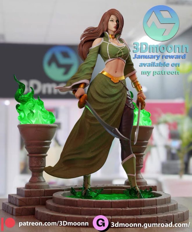 【蝙蝠侠】塔利亚-3D合纵社-3D打印模型STL格式3mf格式免费下载！