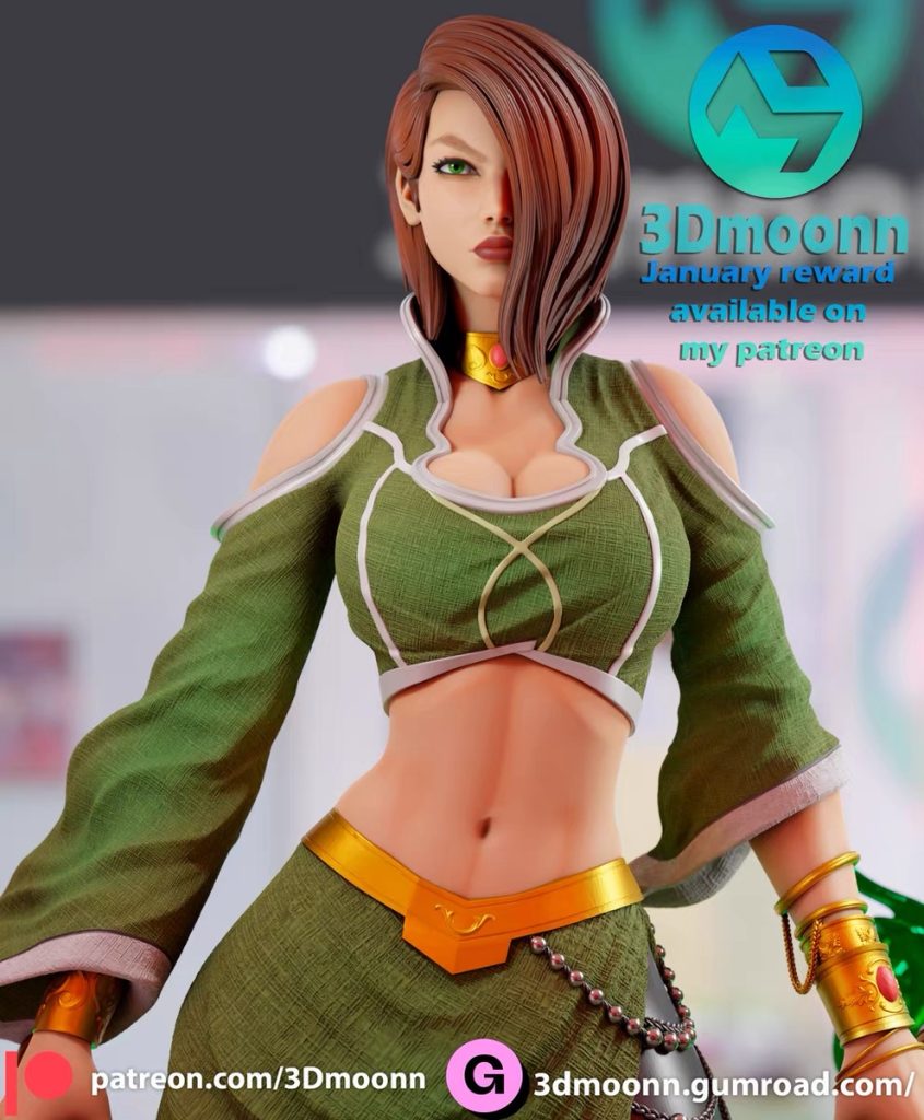 图片[2]-【蝙蝠侠】塔利亚-3D合纵社-3D打印模型STL格式3mf格式免费下载！