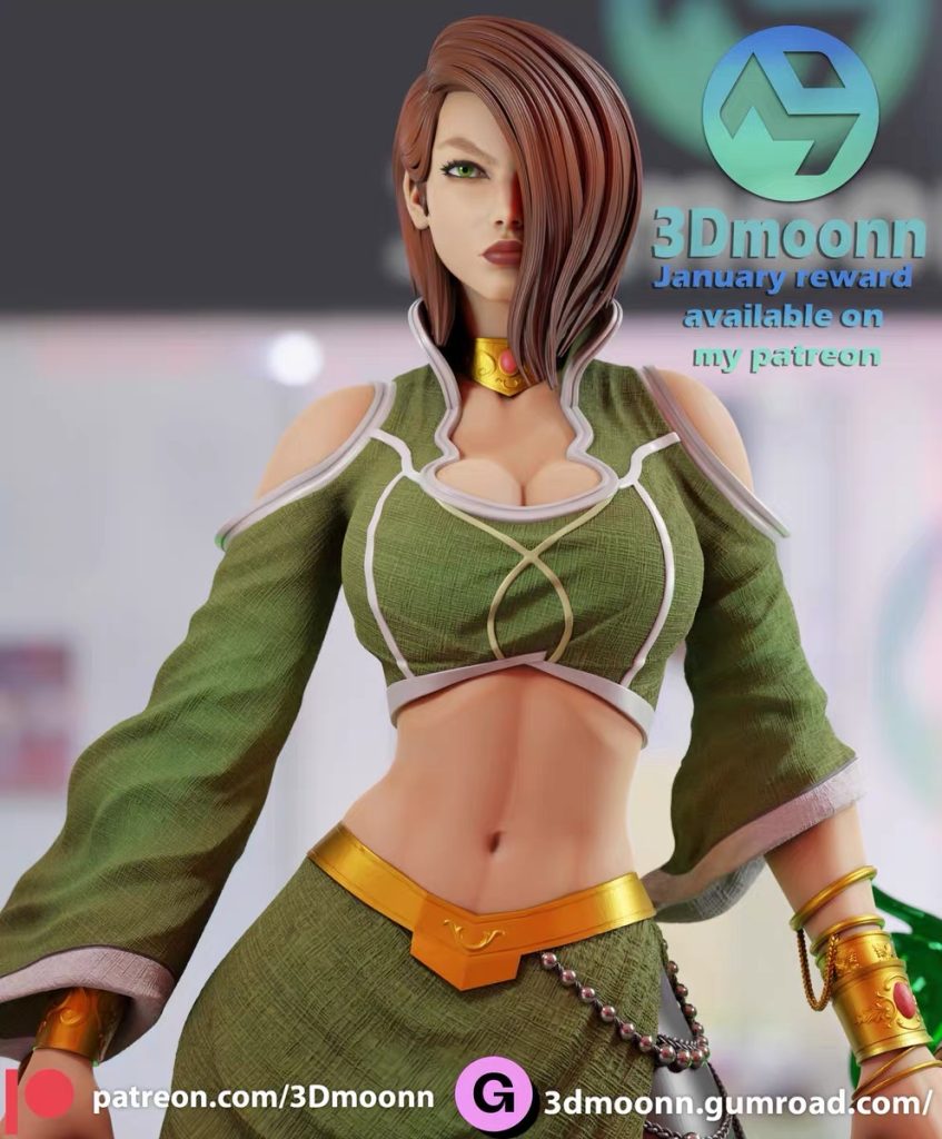 图片[3]-【蝙蝠侠】塔利亚-3D合纵社-3D打印模型STL格式3mf格式免费下载！