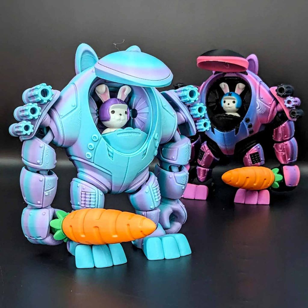 图片[3]-兔子机甲 Koza Design – Bunny BotKoza Design-3D合纵社-3D打印模型STL格式3mf格式免费下载！