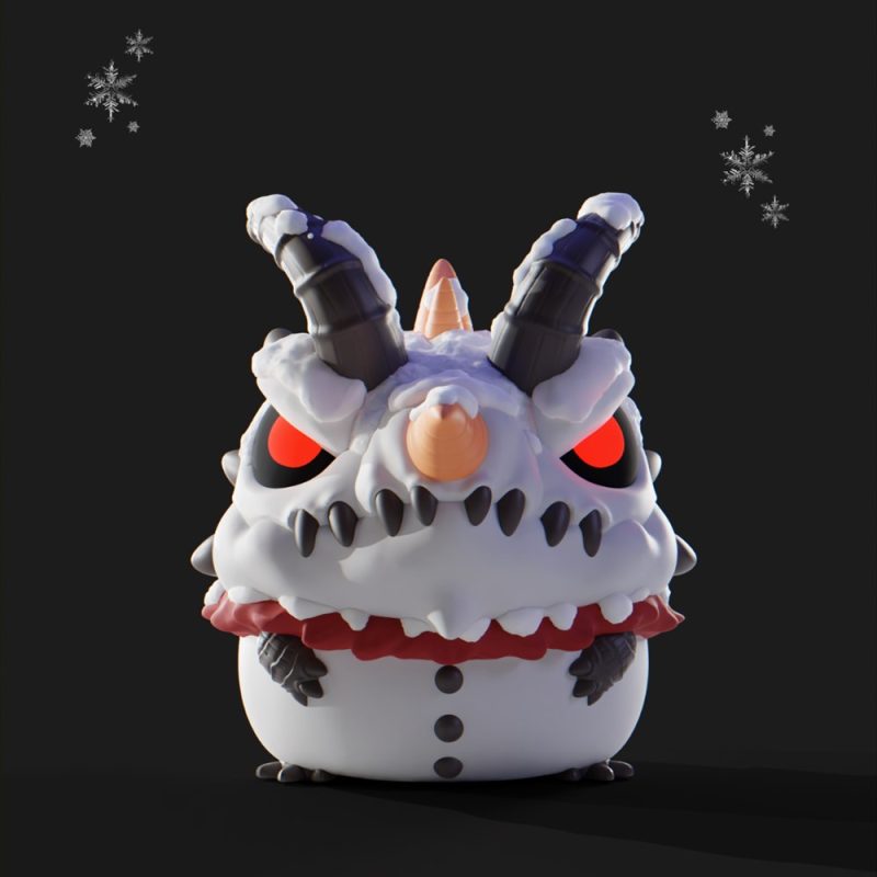 【格鲁皮怪物】krampus-3D合纵社-3D打印模型STL格式3mf格式免费下载！