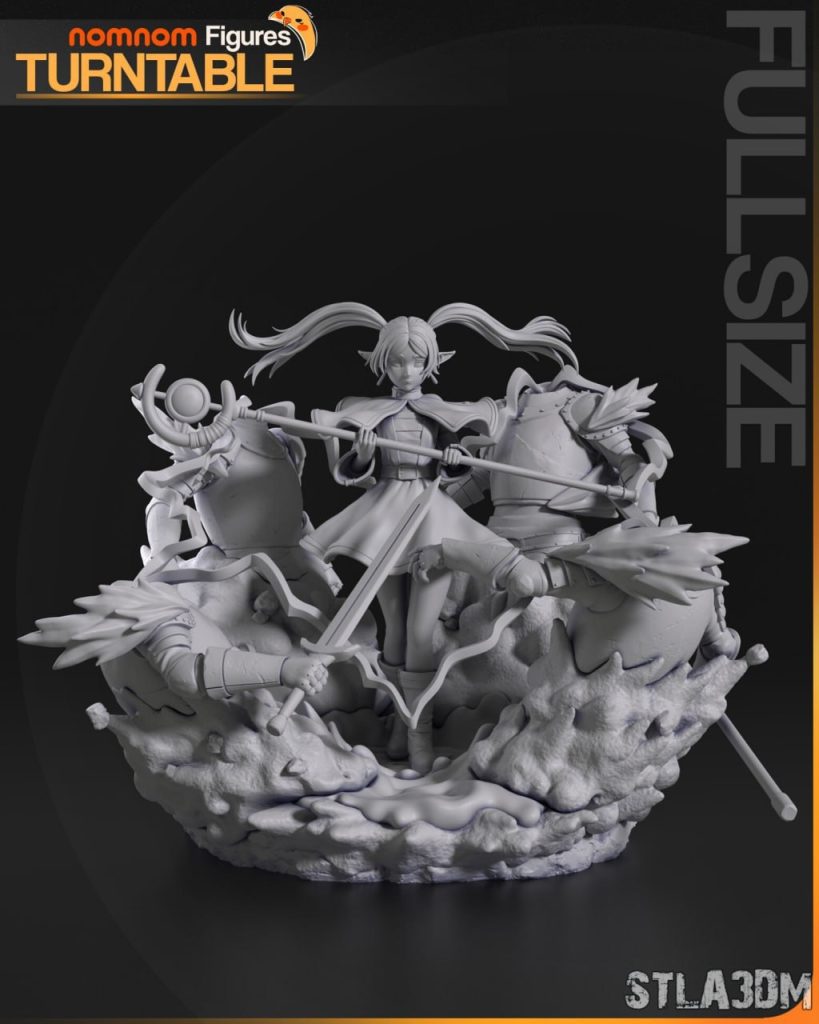 图片[2]-日本漫画作品《葬送的芙莉莲》 芙莉莲-3D合纵社-3D打印模型STL格式3mf格式免费下载！