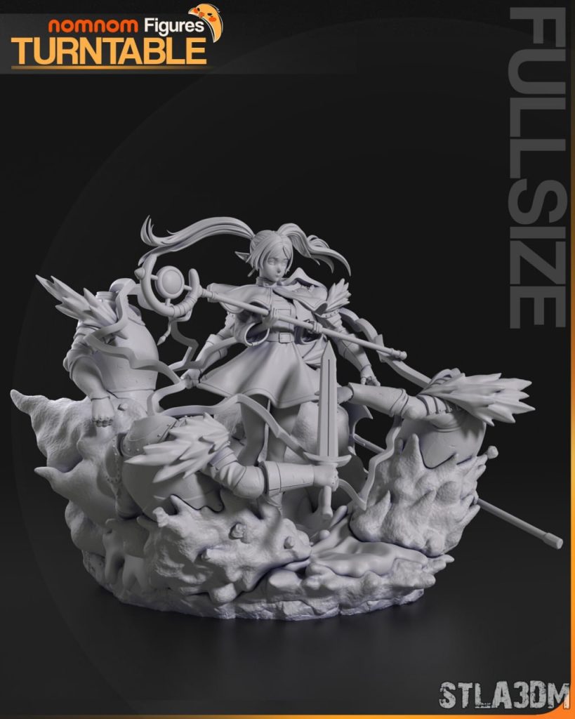 图片[4]-日本漫画作品《葬送的芙莉莲》 芙莉莲-3D合纵社-3D打印模型STL格式3mf格式免费下载！