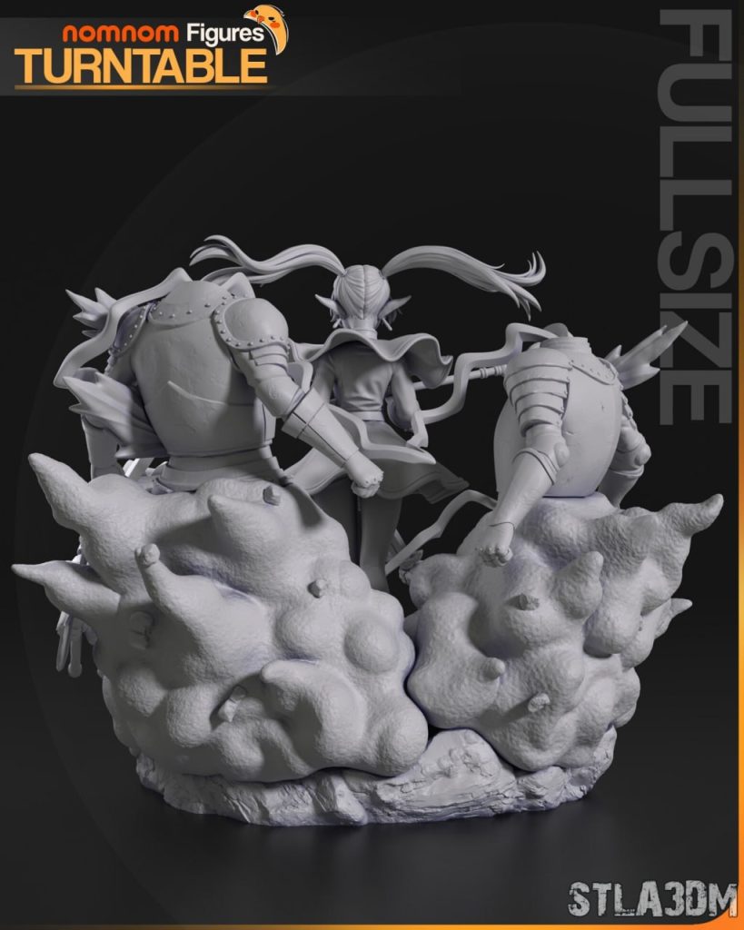 图片[3]-日本漫画作品《葬送的芙莉莲》 芙莉莲-3D合纵社-3D打印模型STL格式3mf格式免费下载！