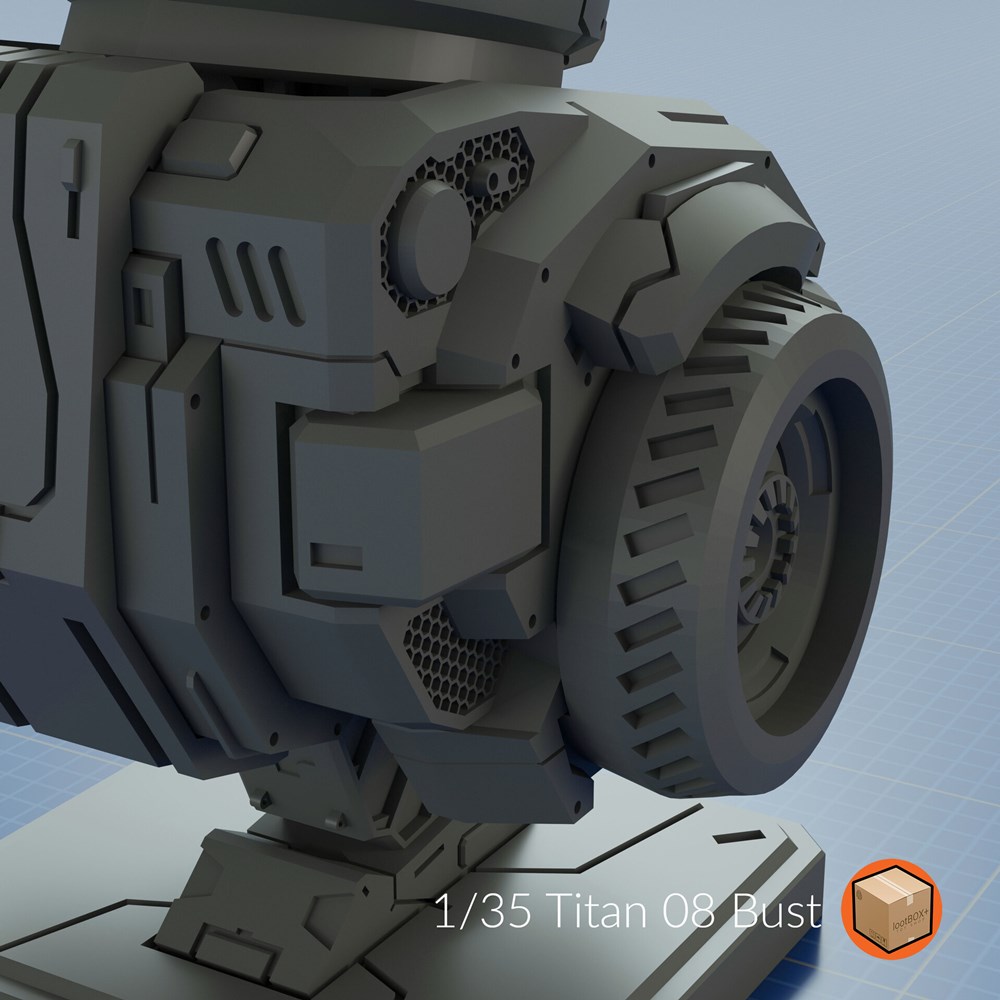 图片[3]-死神高达胸像-3D合纵社-3D打印模型STL格式3mf格式免费下载！