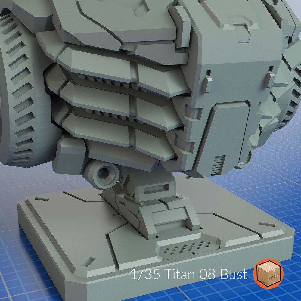 图片[2]-死神高达胸像-3D合纵社-3D打印模型STL格式3mf格式免费下载！