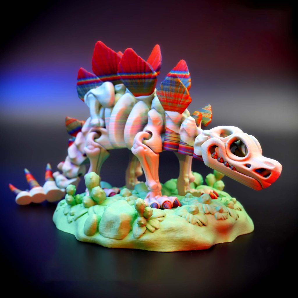 图片[3]-可动骨架剑龙-3D合纵社-3D打印模型STL格式3mf格式免费下载！