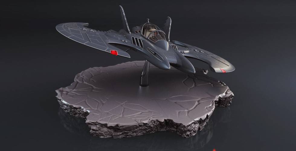 图片[2]-蝙蝠侠飞行器-3D合纵社-3D打印模型STL格式3mf格式免费下载！