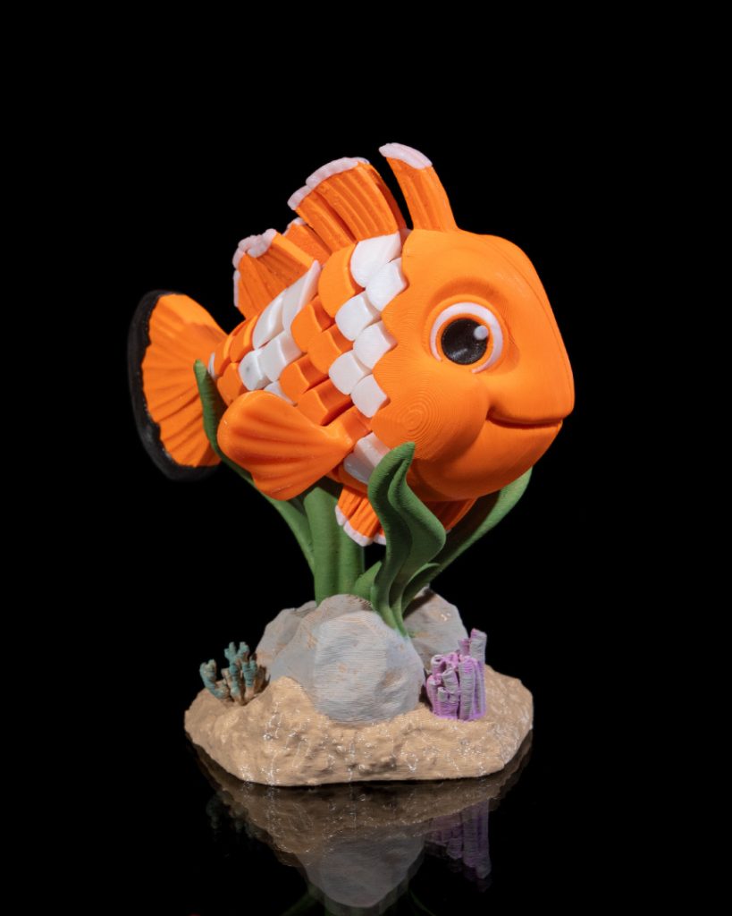 小丑鱼 Nestor_the_ClownfishNestor_the_Clownfish-3D合纵社-3D打印模型STL格式3mf格式免费下载！