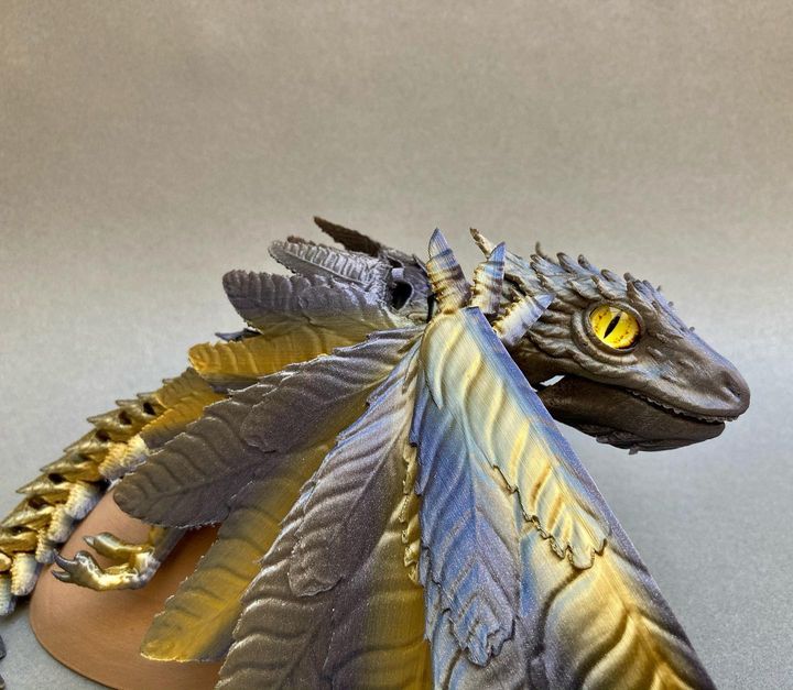 图片[3]-【龙】始祖鸟 Archaeopterix mordedor-3D合纵社-3D打印模型STL格式3mf格式免费下载！