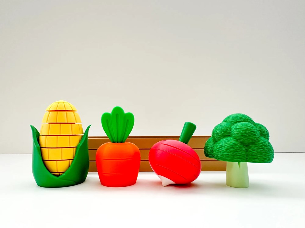 图片[3]-蔬菜花园  萝卜 玉米 胡萝卜 西蓝花-3D合纵社-3D打印模型STL格式3mf格式免费下载！