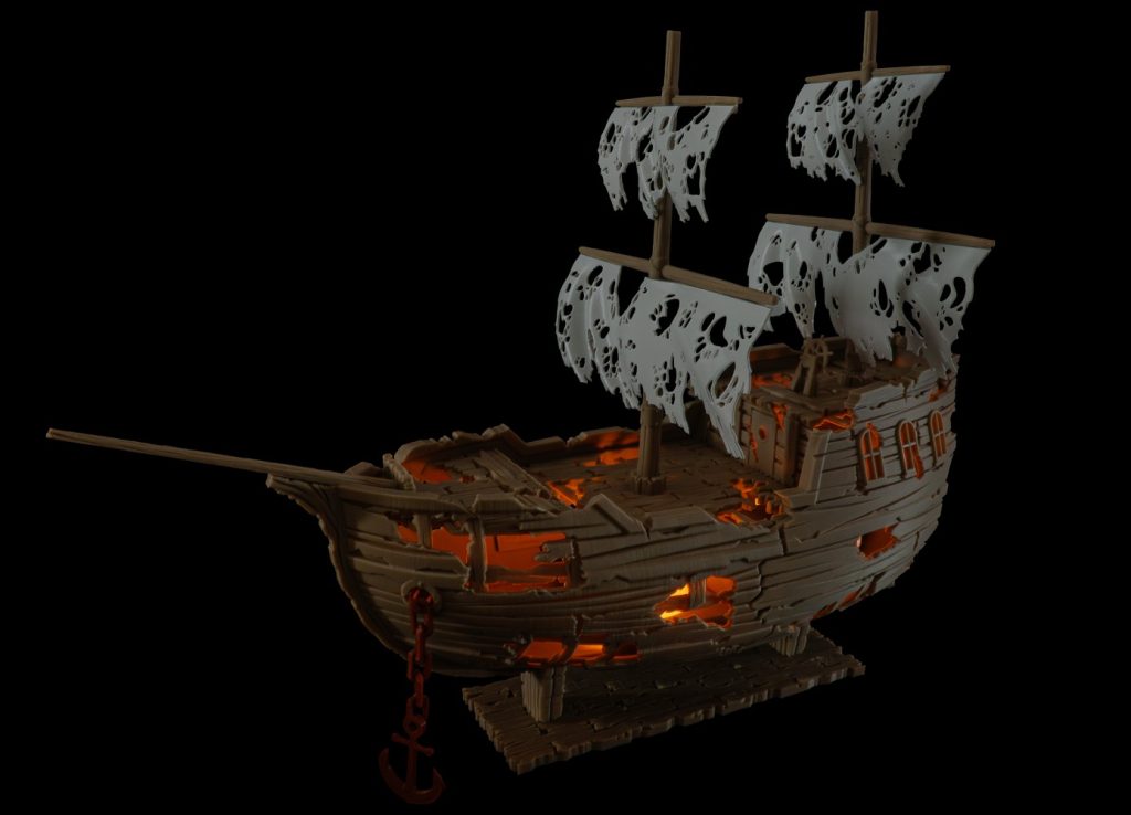 图片[3]-幽灵船 Fab365_Ghost_Ship-3D合纵社-3D打印模型STL格式3mf格式免费下载！