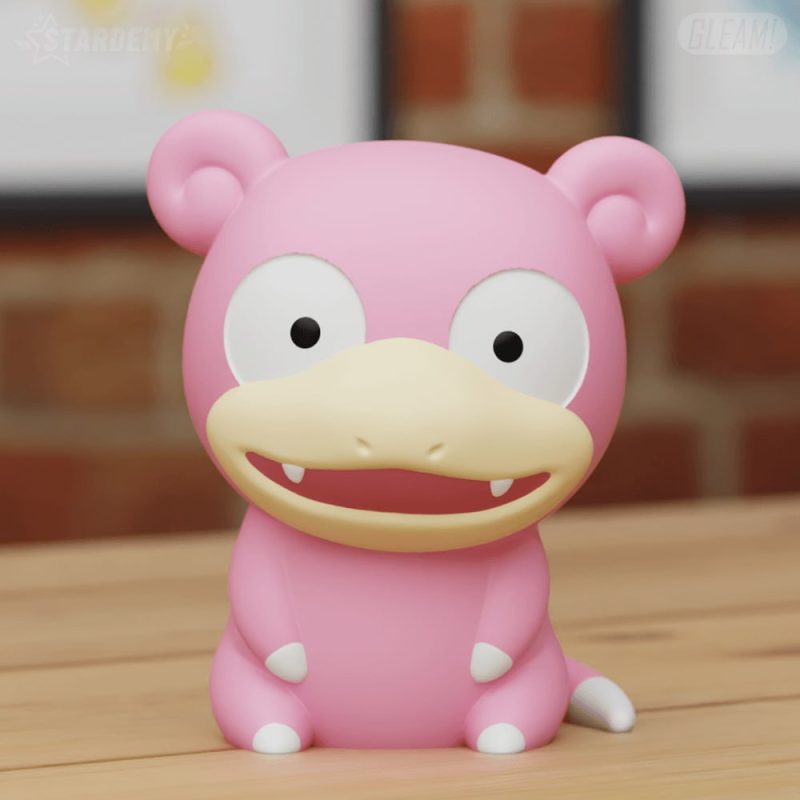 小粉熊 slowpoke_gleam_stardemy-3D合纵社-3D打印模型STL格式3mf格式免费下载！