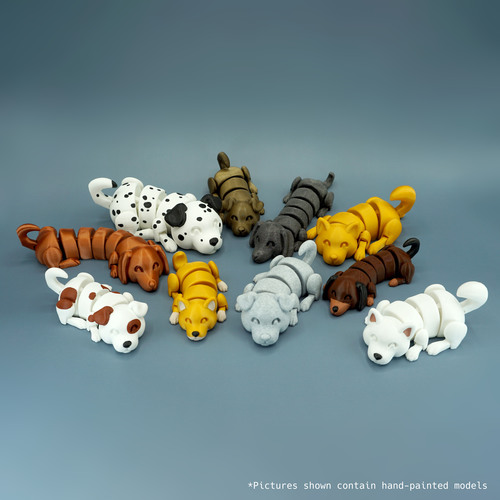 图片[2]-小奶狗 Lazy Dogs-3D合纵社-3D打印模型STL格式3mf格式免费下载！