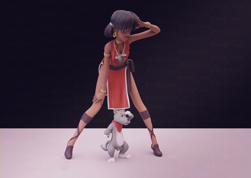 图片[4]-【蓝宝石之谜】娜蒂娅Pink Studio_Nadia_@stl_zone-3D合纵社-3D打印模型STL格式3mf格式免费下载！