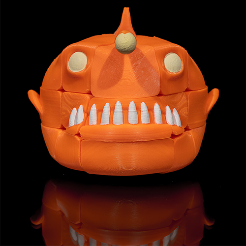 【异形魔方】安哥拉鱼-3D合纵社-3D打印模型STL格式3mf格式免费下载！