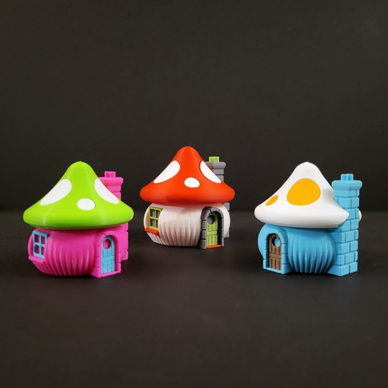 可爱的仙女屋-3D合纵社-3D打印模型STL格式3mf格式免费下载！