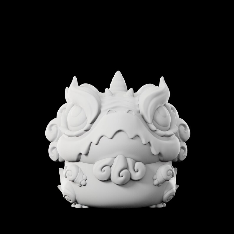 图片[3]-【格鲁皮怪物】醒狮-3D合纵社-3D打印模型STL格式3mf格式免费下载！