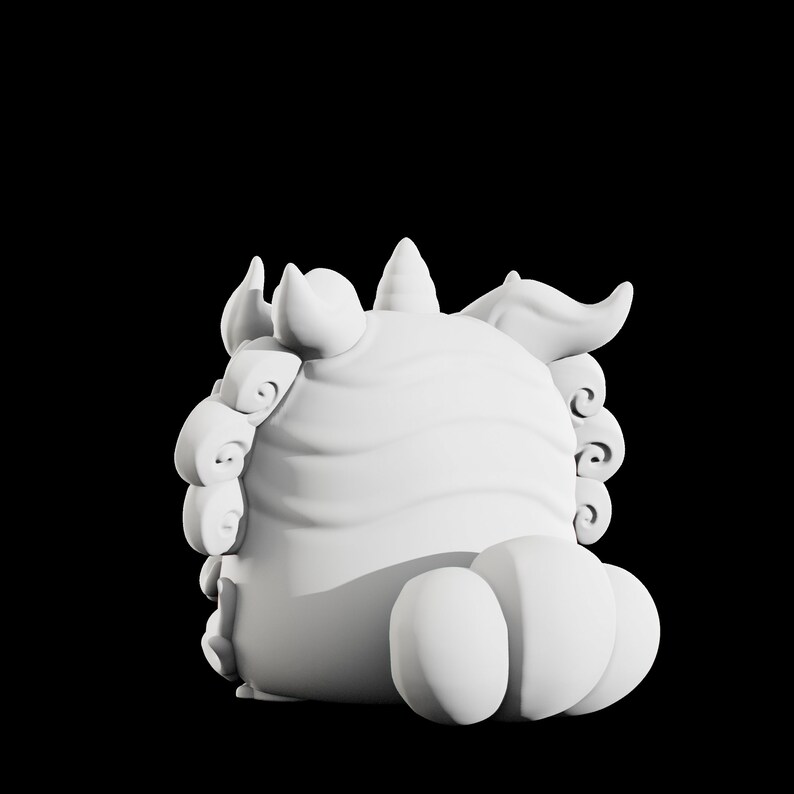 图片[2]-【格鲁皮怪物】醒狮-3D合纵社-3D打印模型STL格式3mf格式免费下载！