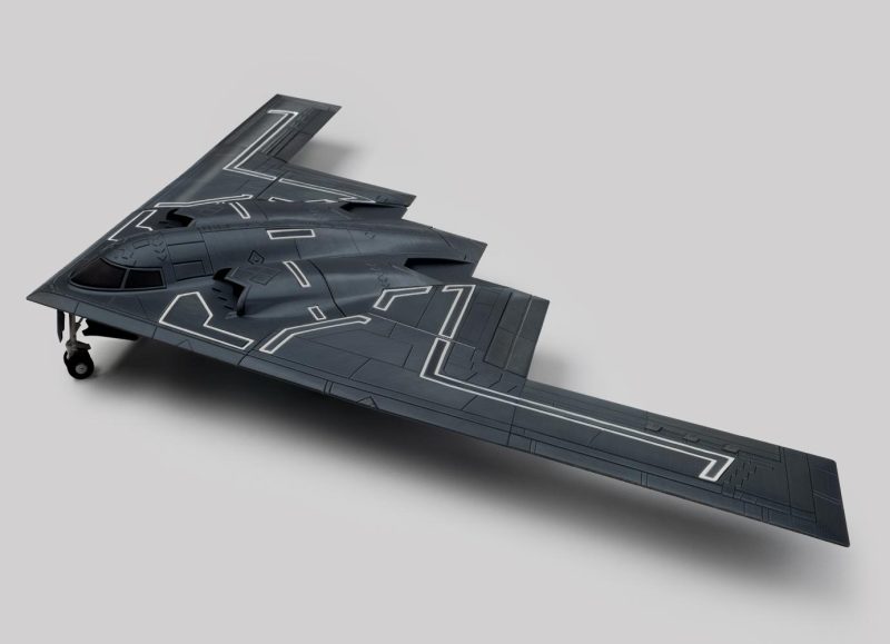 B-2轰炸机 GOODesign_B-2_Spirit_1_Display_Stand-3D合纵社-3D打印模型STL格式3mf格式免费下载！