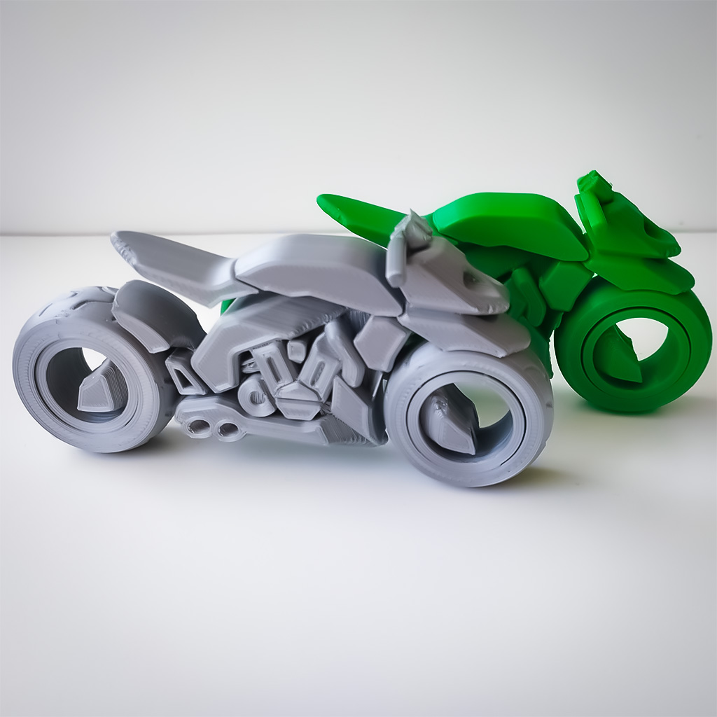 图片[2]-超级摩托车 小摩托轮子可动-3D合纵社-3D打印模型STL格式3mf格式免费下载！