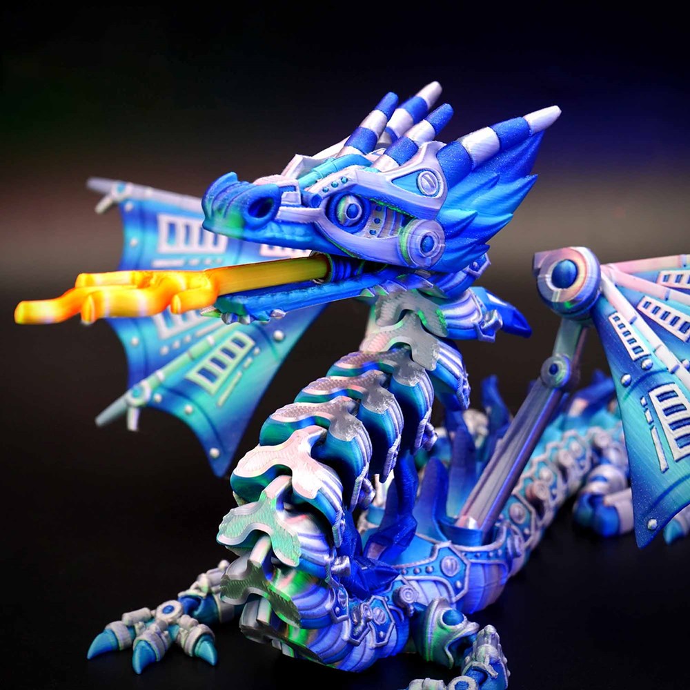 图片[4]-喷火龙 翅膀龙 可动关节多色可打印-3D合纵社-3D打印模型STL格式3mf格式免费下载！