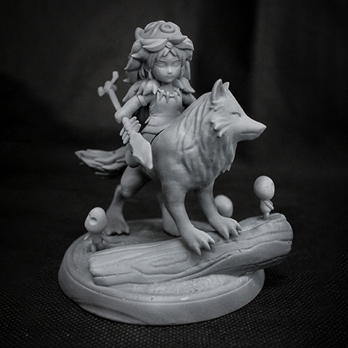 图片[2]-【幽灵公主】珊 Princess+Mononoke-3D合纵社-3D打印模型STL格式3mf格式免费下载！