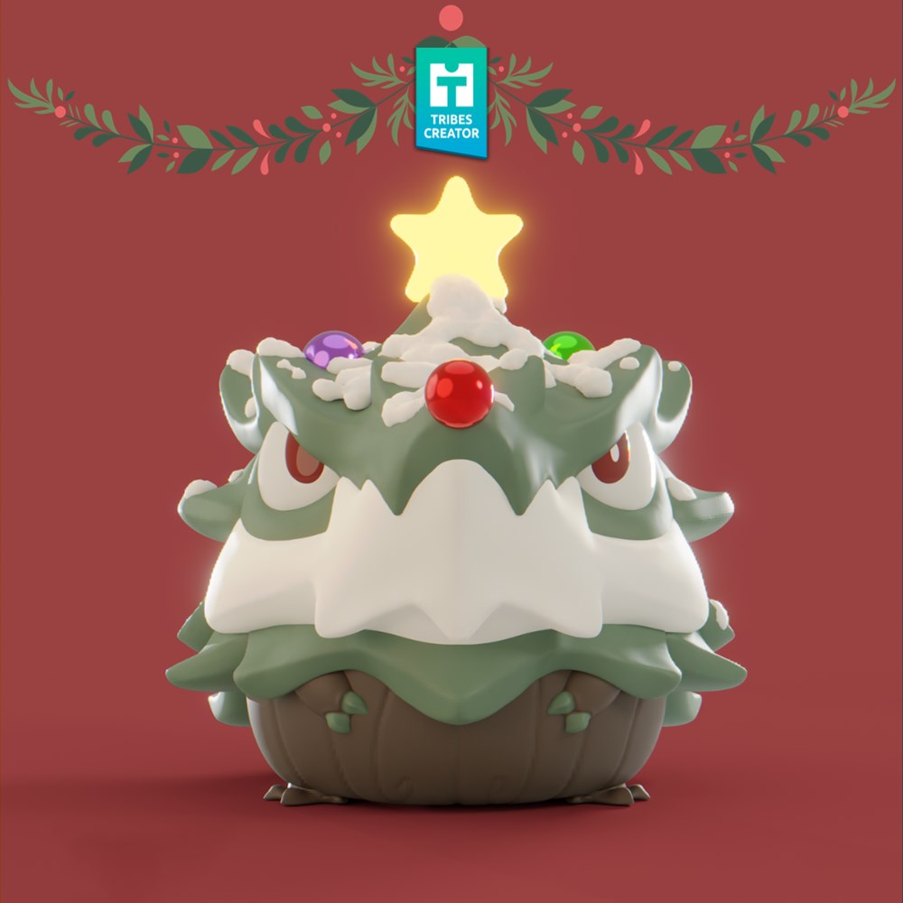 【格鲁皮怪物】圣诞树 Xmas_tree-3D合纵社-3D打印模型STL格式3mf格式免费下载！