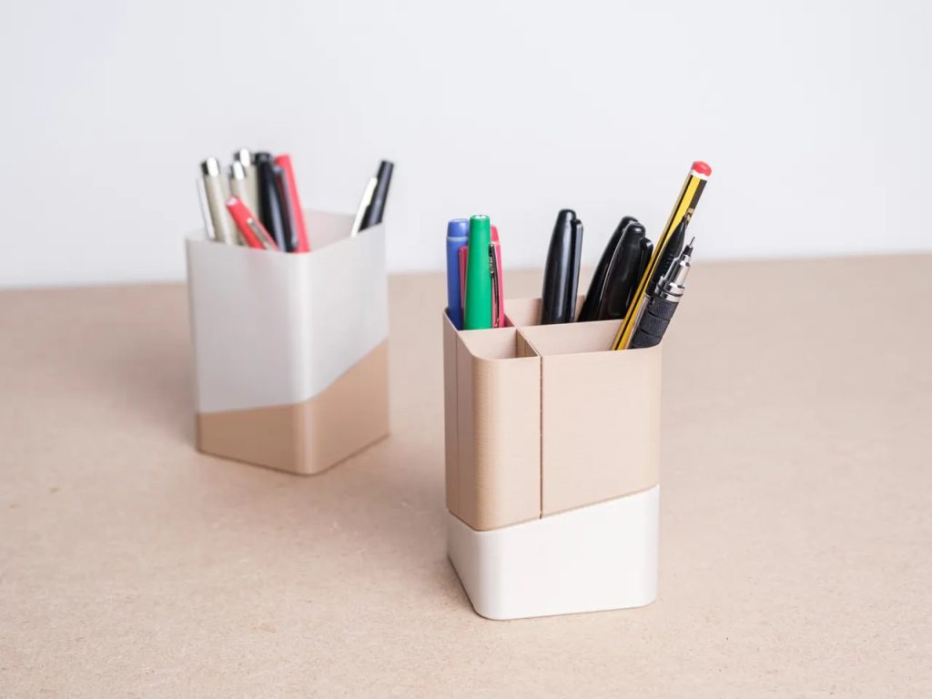 图片[3]-四个 斜装 笔筒-3D合纵社-3D打印模型STL格式3mf格式免费下载！