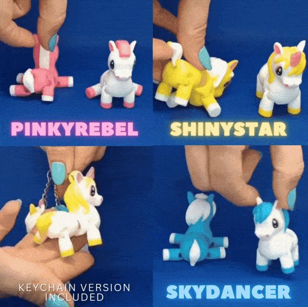 图片[4]-卡通马 卡通马3款卡通马-3D合纵社-3D打印模型STL格式3mf格式免费下载！