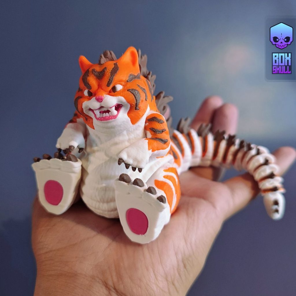 图片[2]-猫斯拉 BOXSKULL_Catzilla-3D合纵社-3D打印模型STL格式3mf格式免费下载！