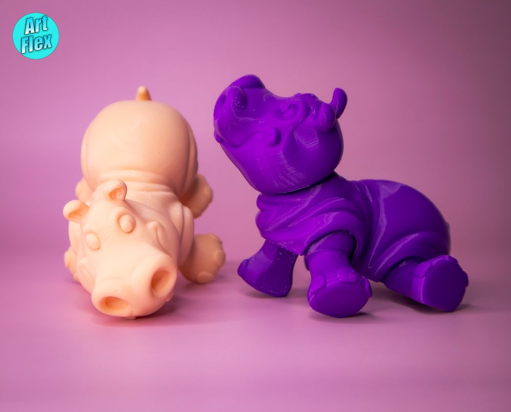 图片[4]-河马宝宝 FlexiSTL Baby_Hippo-3D合纵社-3D打印模型STL格式3mf格式免费下载！