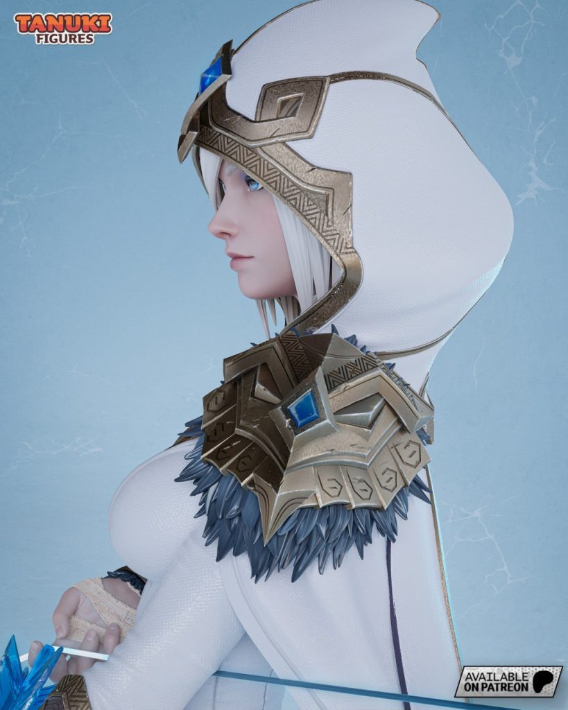 图片[3]-【英雄联盟】寒冰射手 艾希 Tanuki Figures-3D合纵社-3D打印模型STL格式3mf格式免费下载！