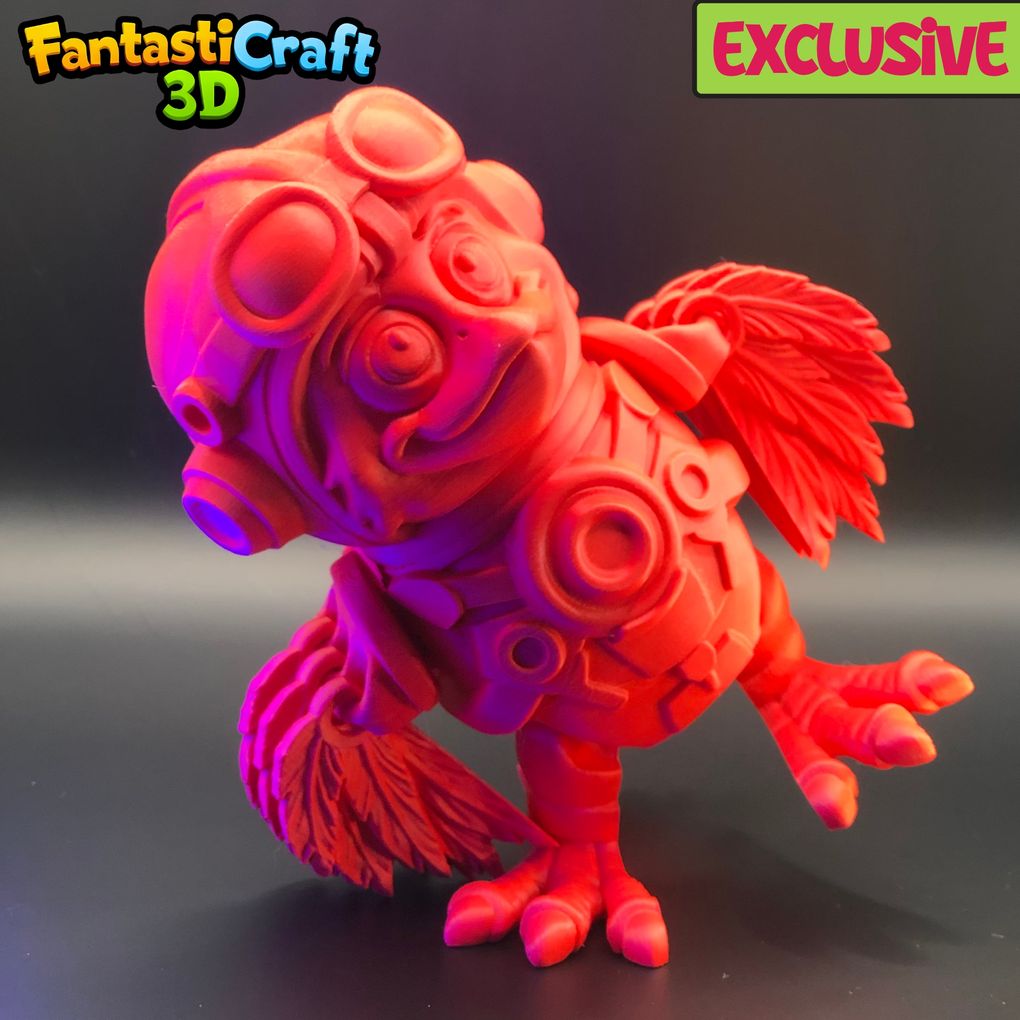 图片[4]-鸟星战斗机飞行员（多色） FC3D-BirdStarFighterPilot – FINAL-3MF-3D合纵社-3D打印模型STL格式3mf格式免费下载！