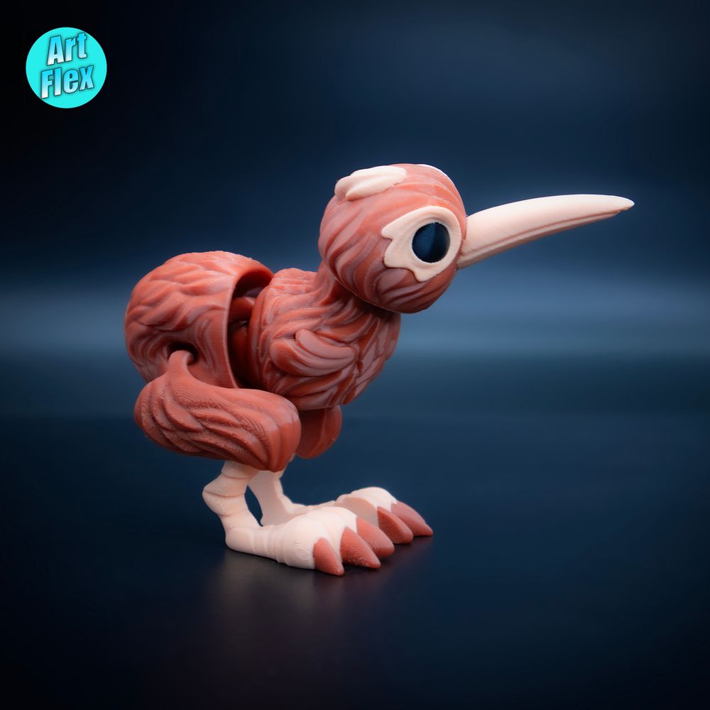 图片[3]-奇异鸟 ArtFlex-Kiwi-Bird-3D合纵社-3D打印模型STL格式3mf格式免费下载！