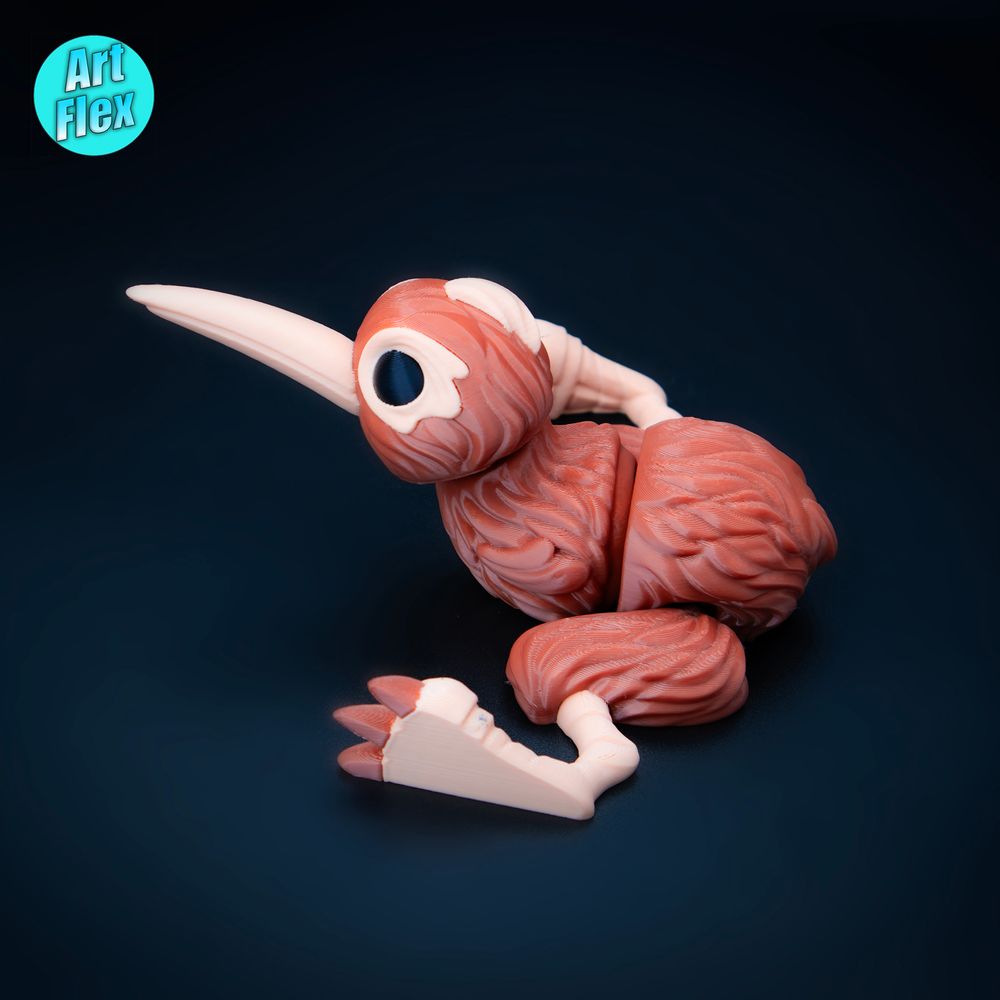 图片[2]-奇异鸟 ArtFlex-Kiwi-Bird-3D合纵社-3D打印模型STL格式3mf格式免费下载！