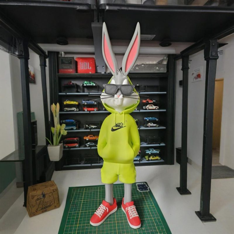 兔八哥 Bugs Bunny Urban Vibes @Print3DWorld-3D合纵社-3D打印模型STL格式3mf格式免费下载！