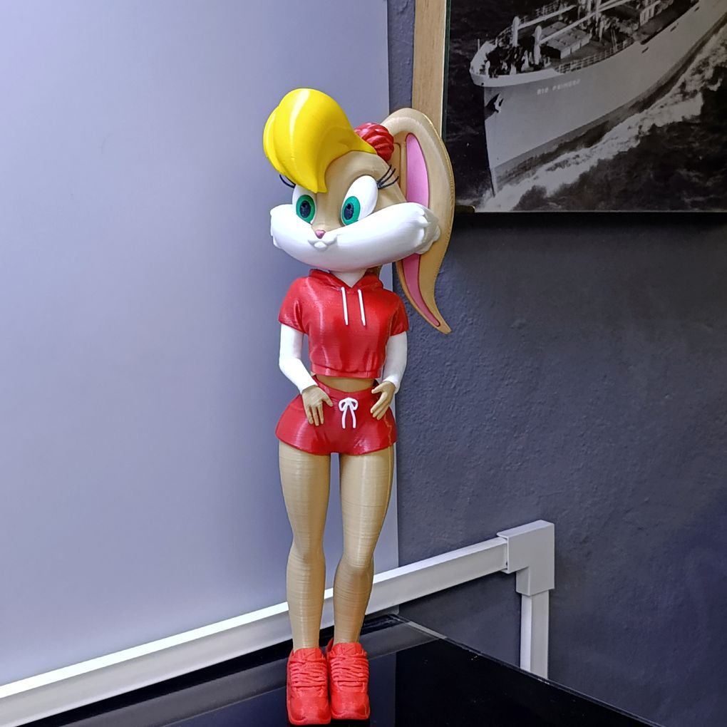 罗拉兔 Lola Bunny Urban Vibes @Print3DWorld-3D合纵社-3D打印模型STL格式3mf格式免费下载！